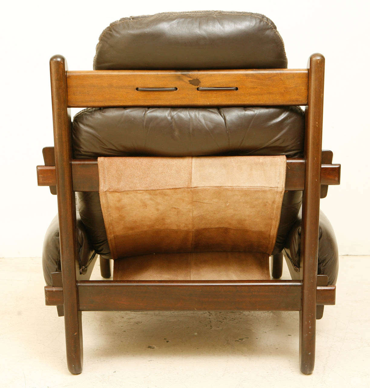 Jean Gillon Lounge Chair And Ottoman For Probel In Excellent Condition In Los Angeles, CA