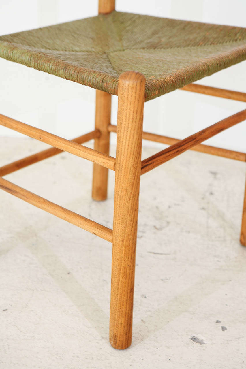 Oak Set of 6 Early Borge Morgensen Original Shaker Chairs