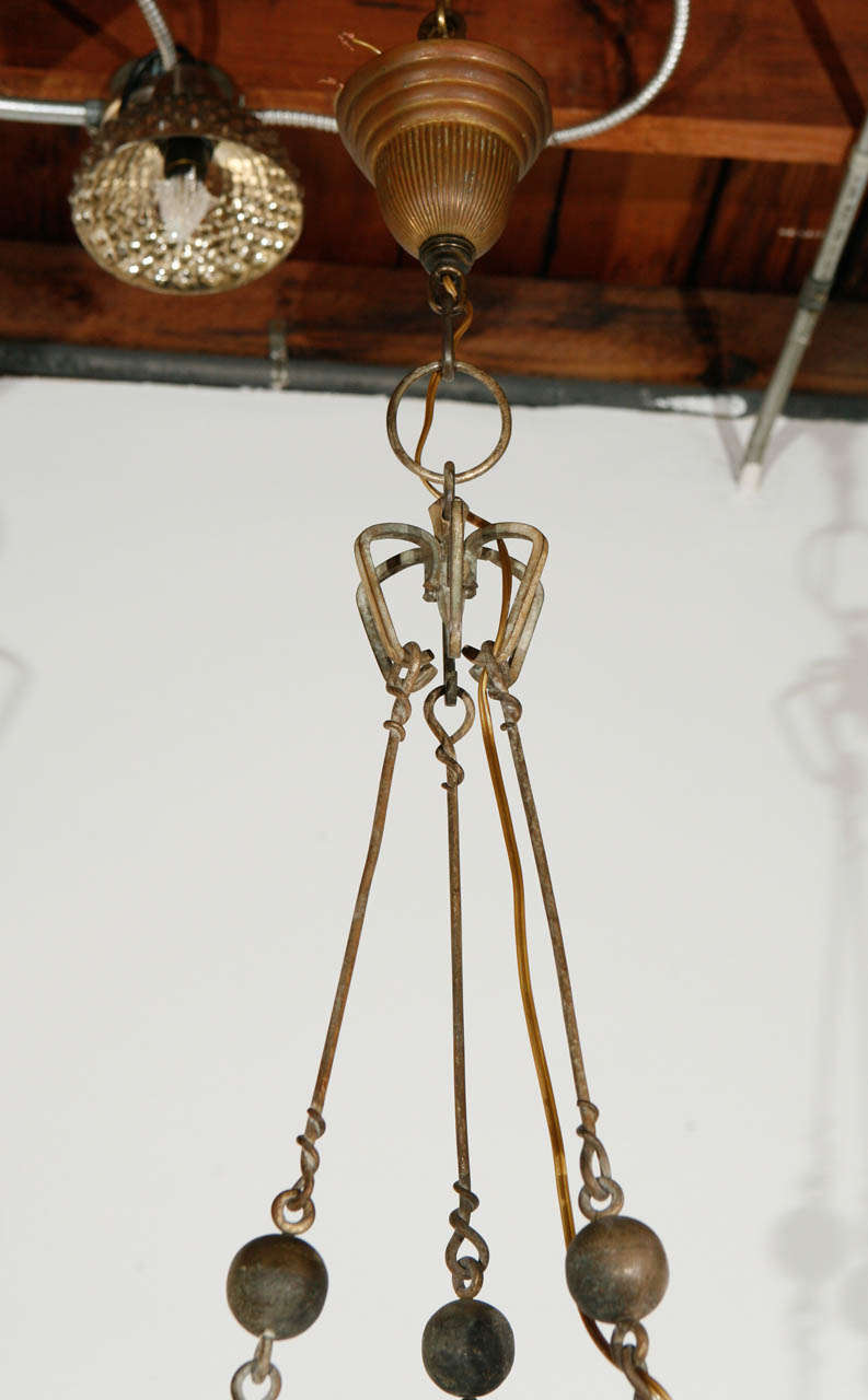 Mid-20th Century Brass Pendant For Sale