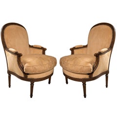 Pair Bergeres in the Louis XVI Style