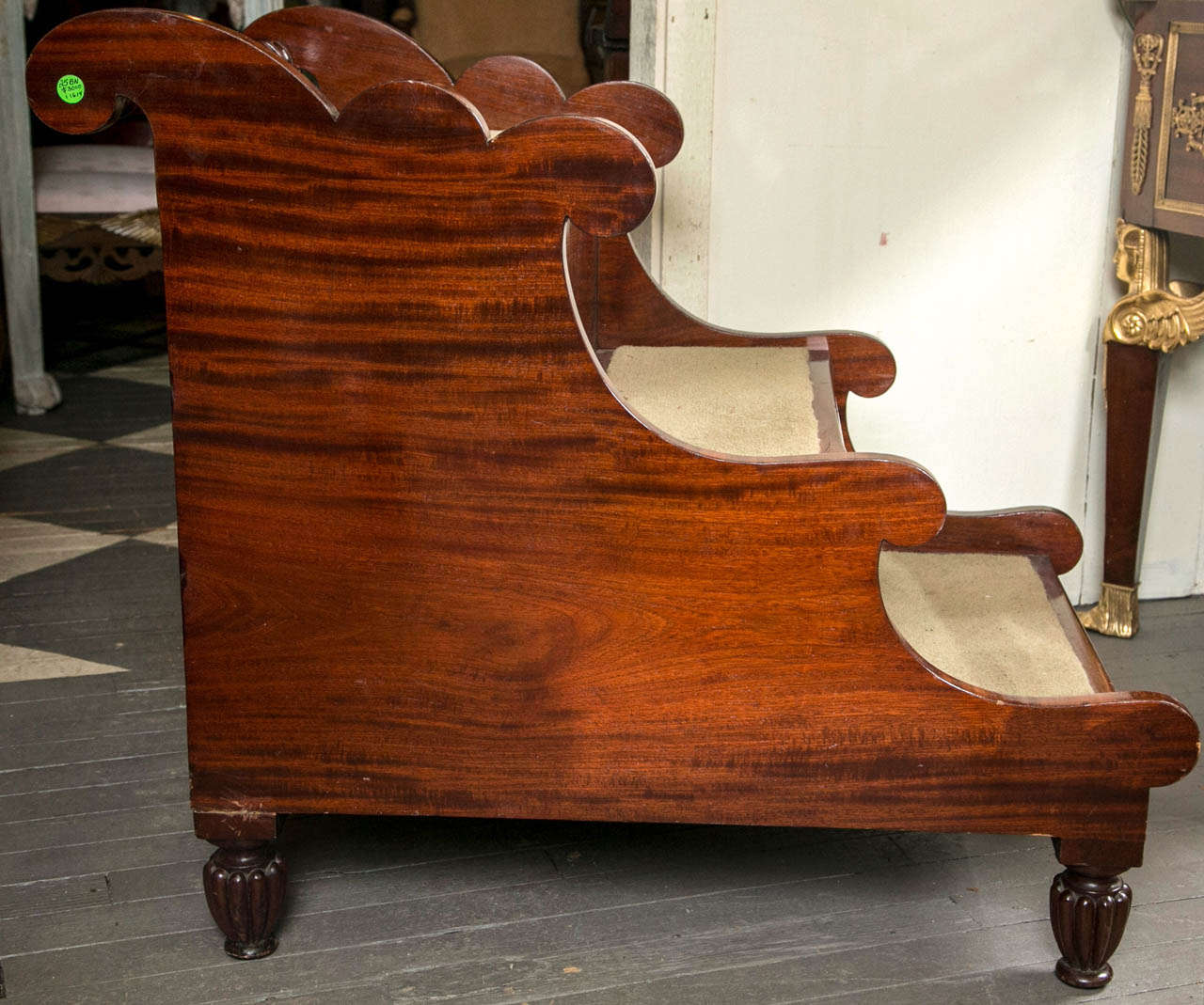 William IV Mahogany Bedside Steps In Good Condition In Woodbury, CT