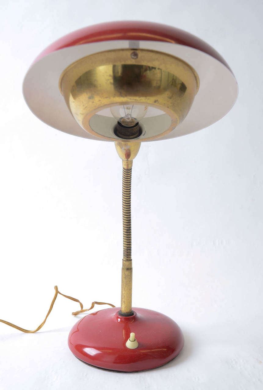 French 1950s table light. Maker unknown.