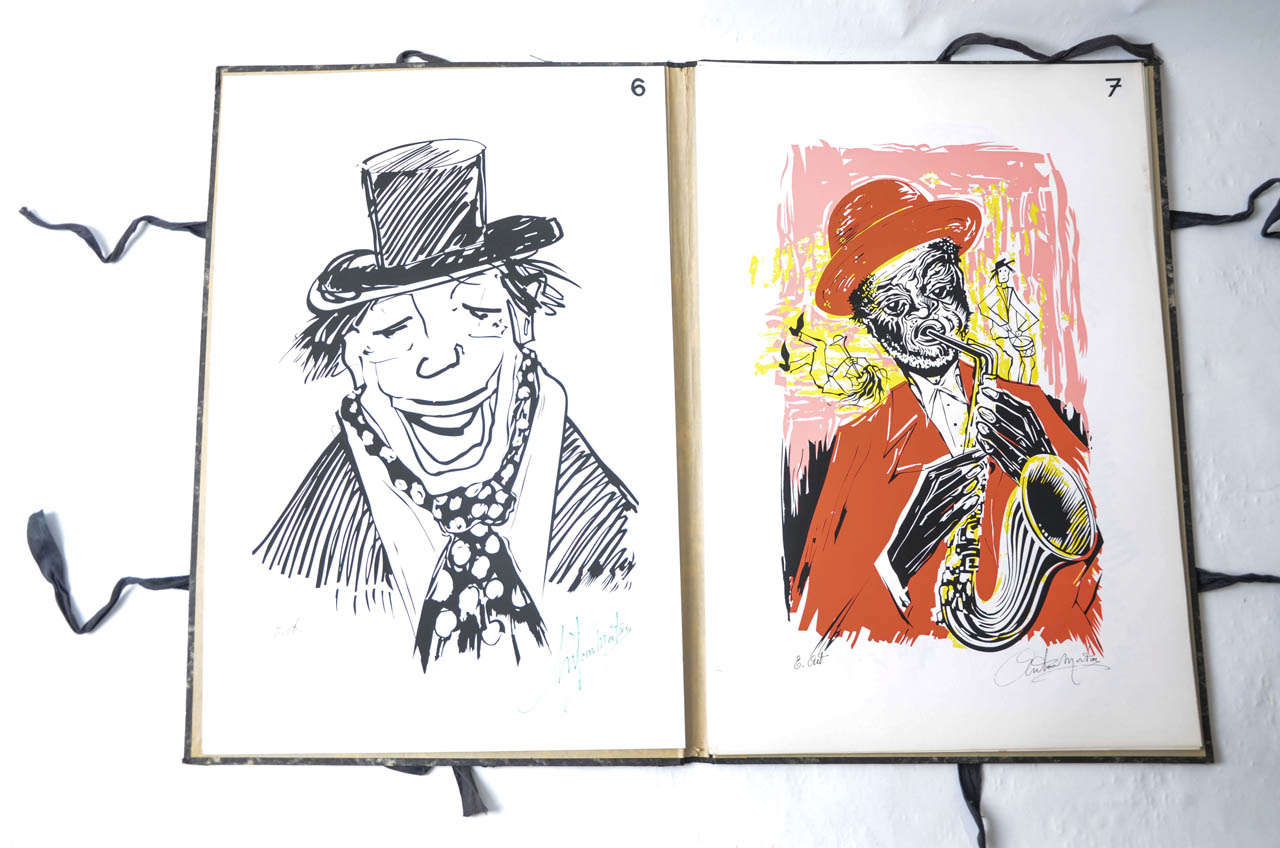 1970s Antoon Mortier Clown Illustrations Book  For Sale 2