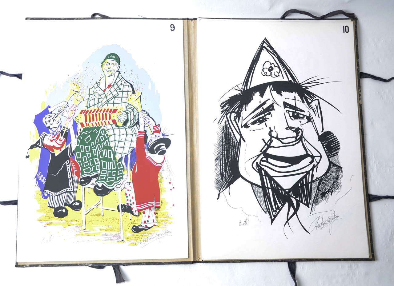 1970s Antoon Mortier Clown Illustrations Book  For Sale 3