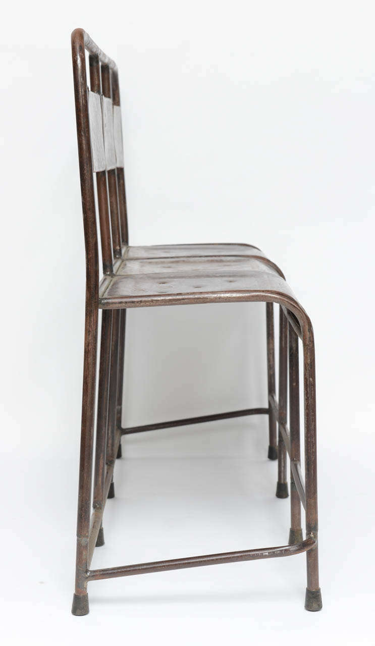 Antique Metal Bench at 1stDibs