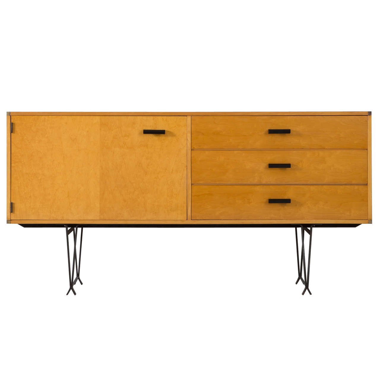 Dutch Sideboard by Fristho with Sculptural Legs 