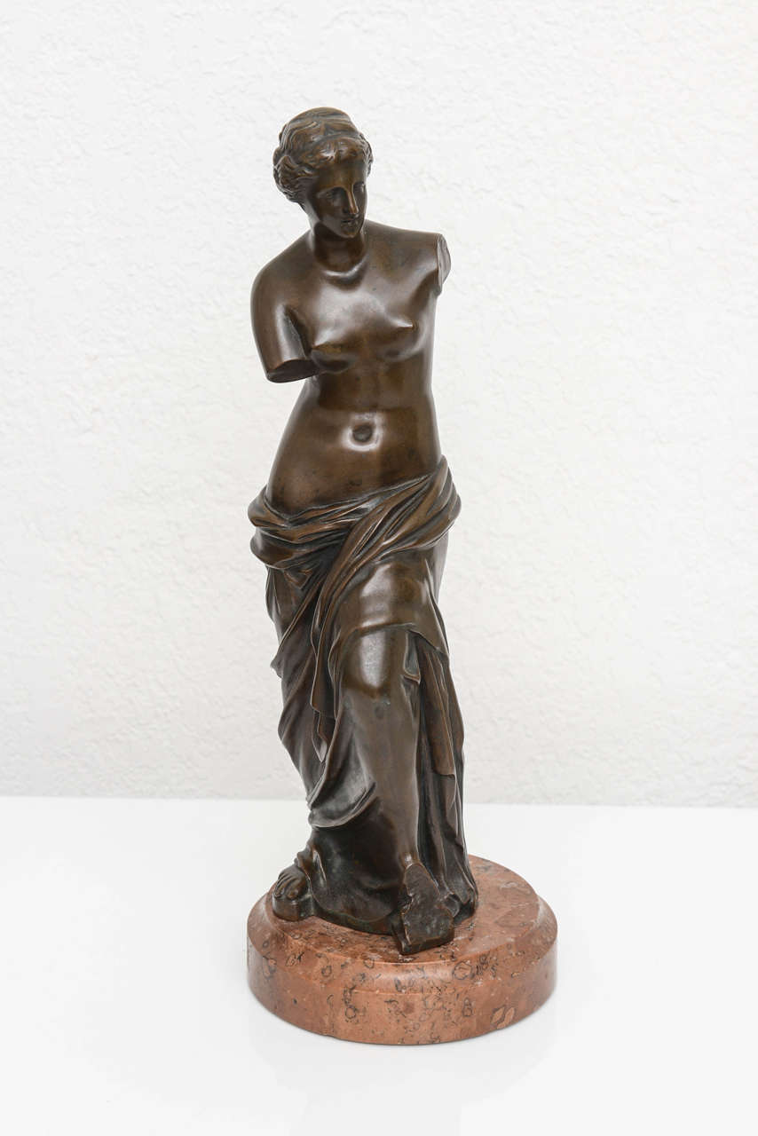 19th Century Bronze Venus de Milo In Good Condition In West Palm Beach, FL