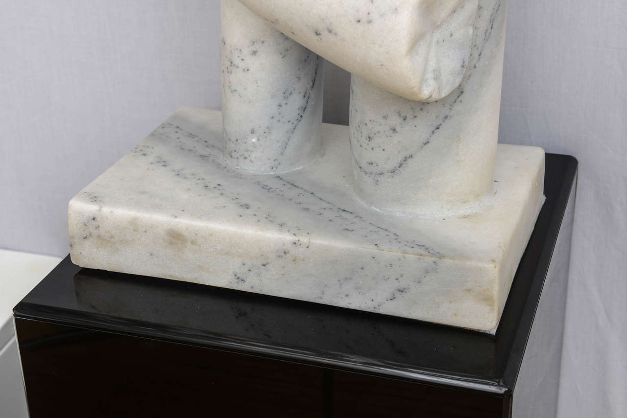 Modern Abstract Marble Sculpture, Titled 