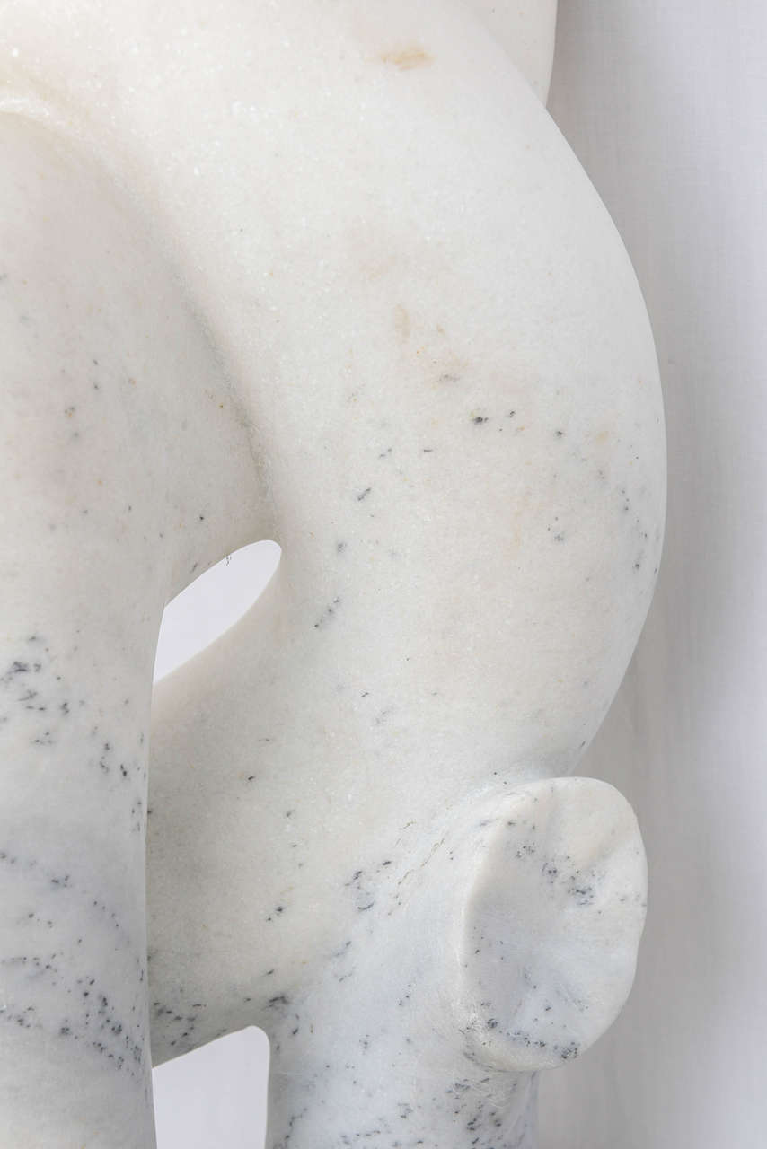 Modern Abstract Marble Sculpture, Titled 