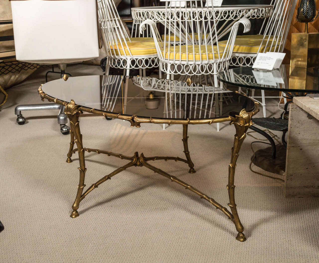 French Maison BAGUES Bronze Cocktail Table