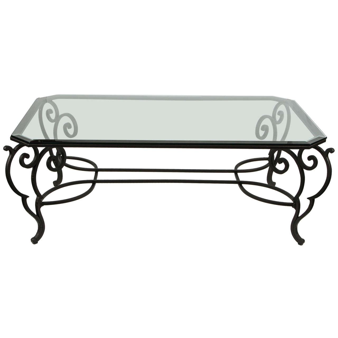 Vintage Iron Coffee Table at 1stDibs
