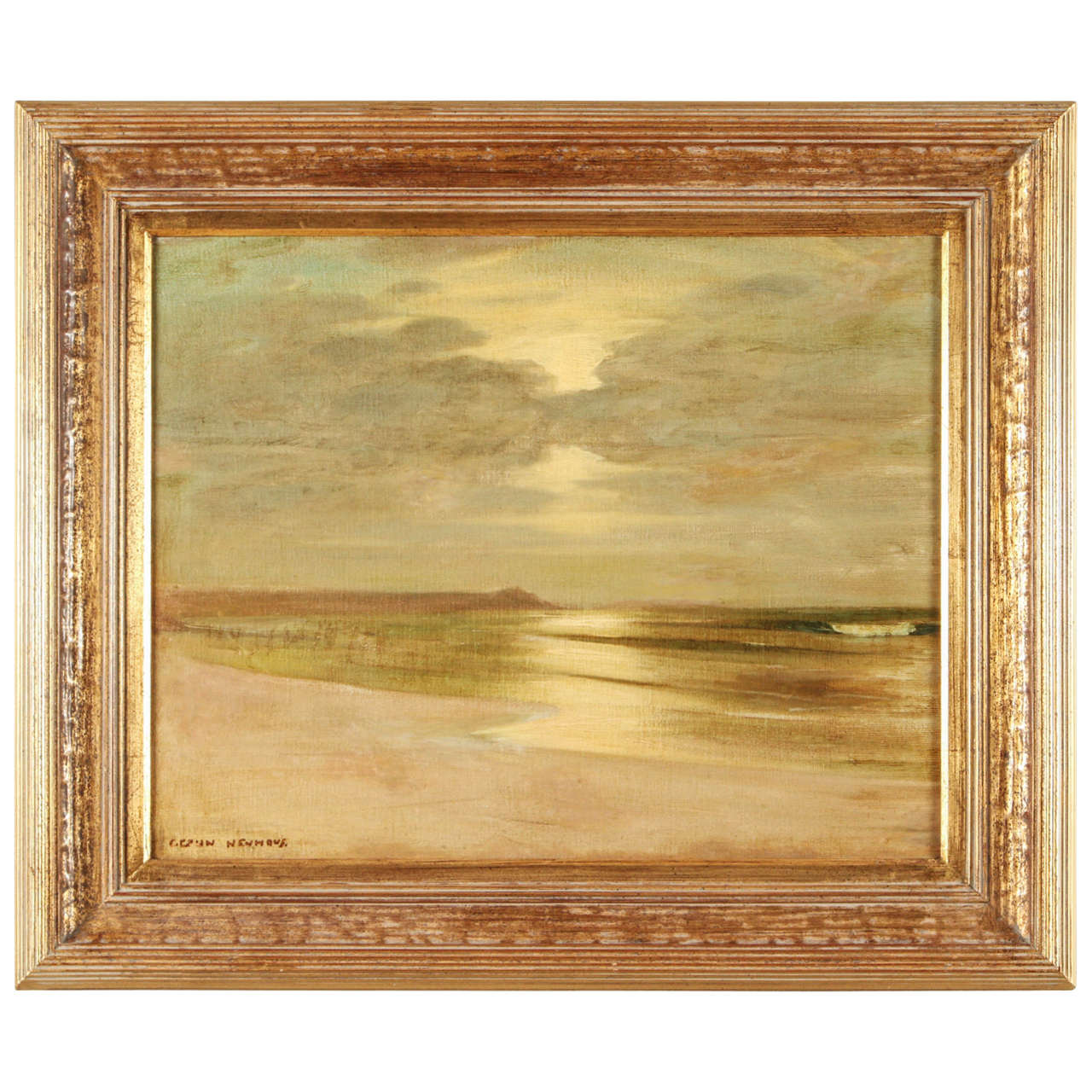 Early California Impressionist Oil Painting by Karl Eugen Neuhaus For Sale