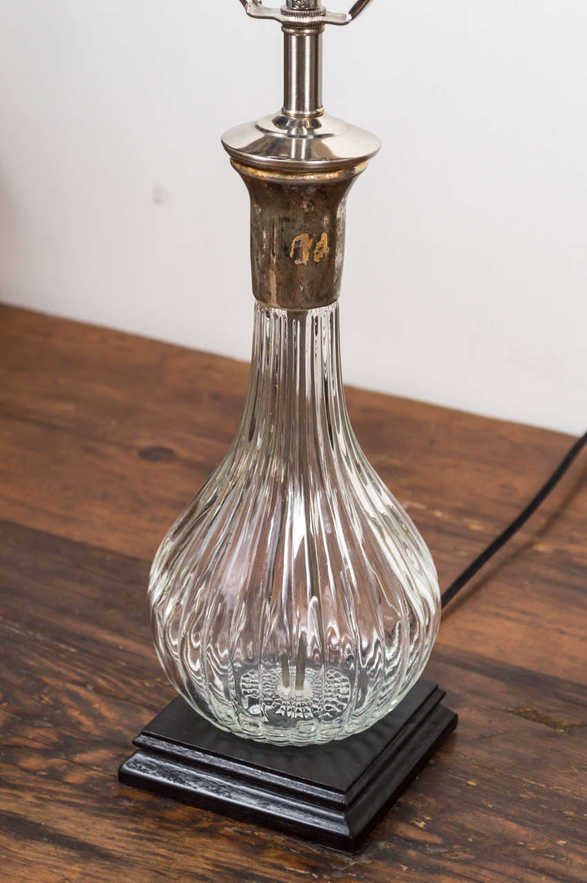 American Classical Neiman Marcus Commemorative Decanter as a Table Lamp