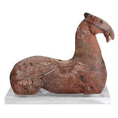 Han Dynasty Painted Pottery Horse
