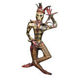 Giant Papier Mache Harlequin