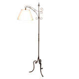 Tripod Based Iron Floor Lamp with Down Shade
