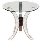 Lucite and Glass Table