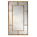 Gilt Faux Bamboo Mirror