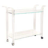 Lucite & Mirror Bar Cart