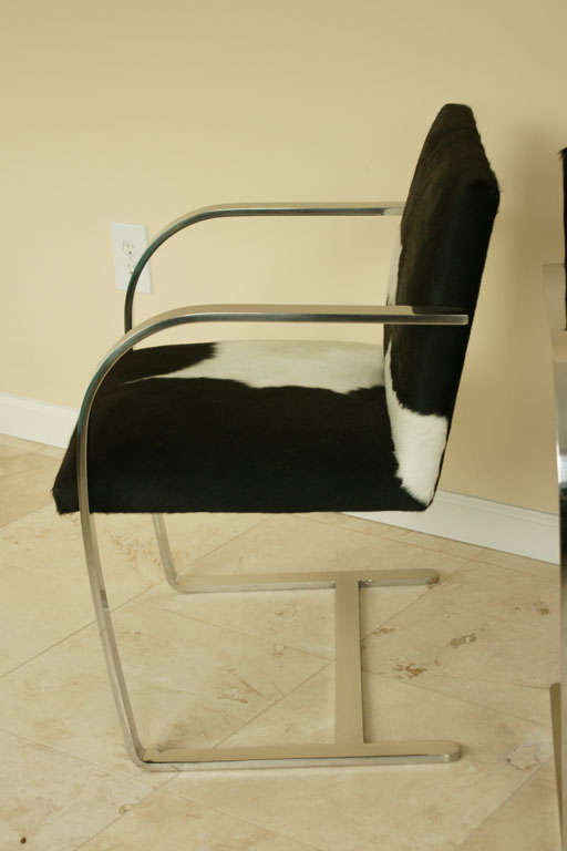 Pair Of Cowhide Brno Chairs 1