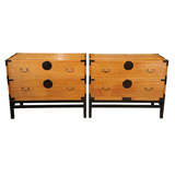 Antique Pair of Japanese Clothing Chests