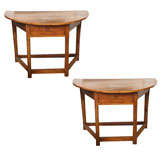 Pair of Italian Demilunes