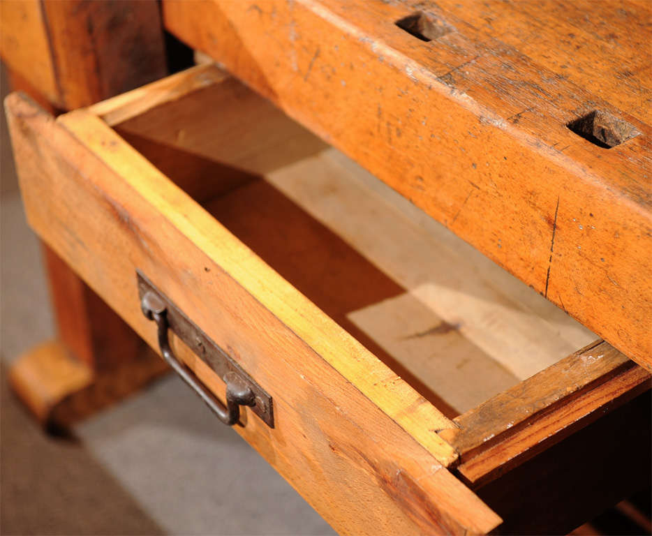  19th C. Industrial Work Bench In Good Condition In San Francisco, CA