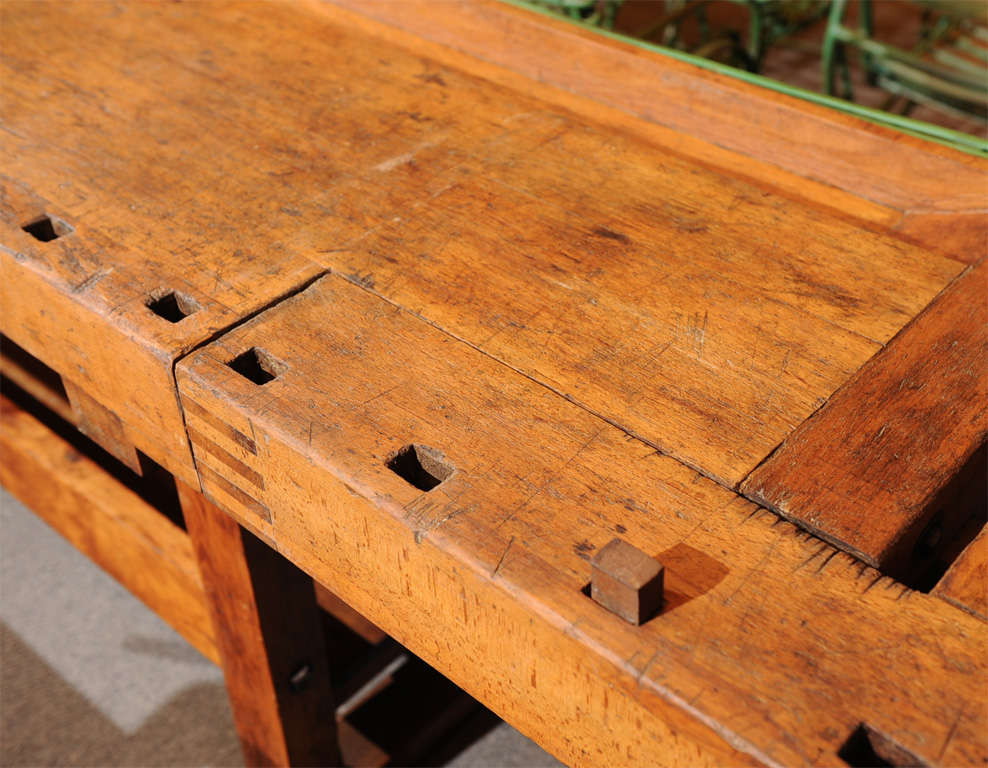 19th Century  19th C. Industrial Work Bench