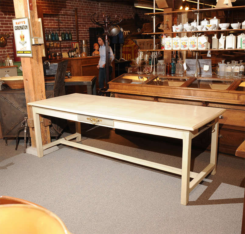 French Painted Farm Table