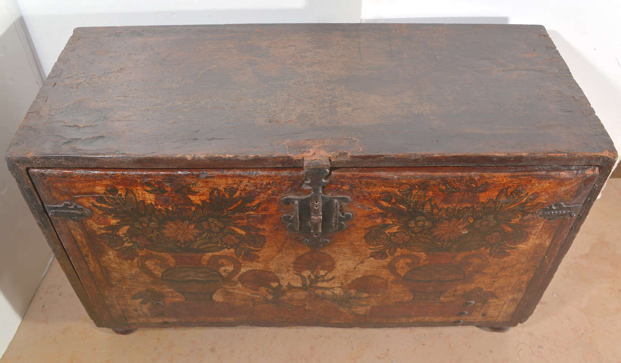 18th c. Spanish Bargueno or Vargueno Fall Front Desk or Storage Box 5