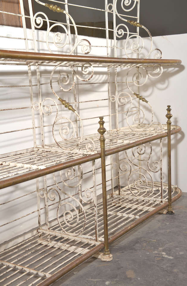 19th c. Parisian French bakers rack In Good Condition In Houston, TX