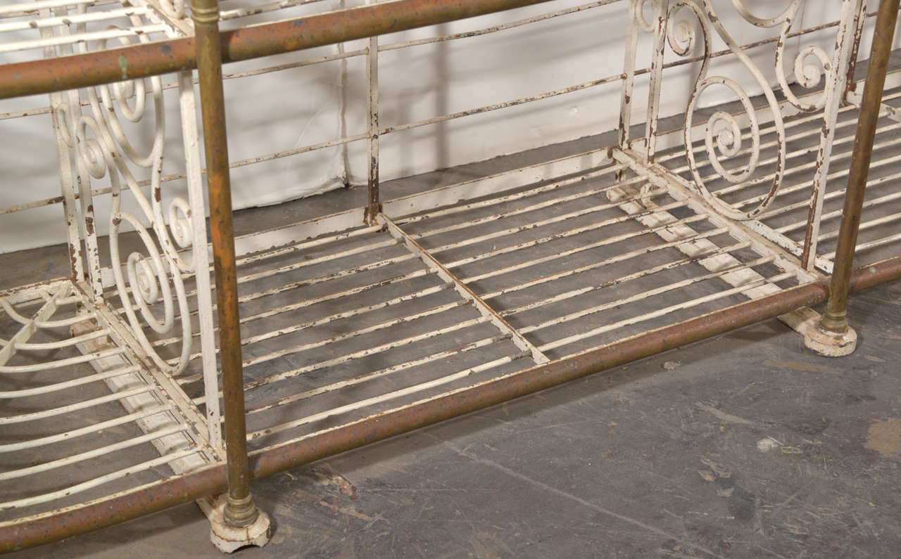 Iron 19th c. Parisian French bakers rack