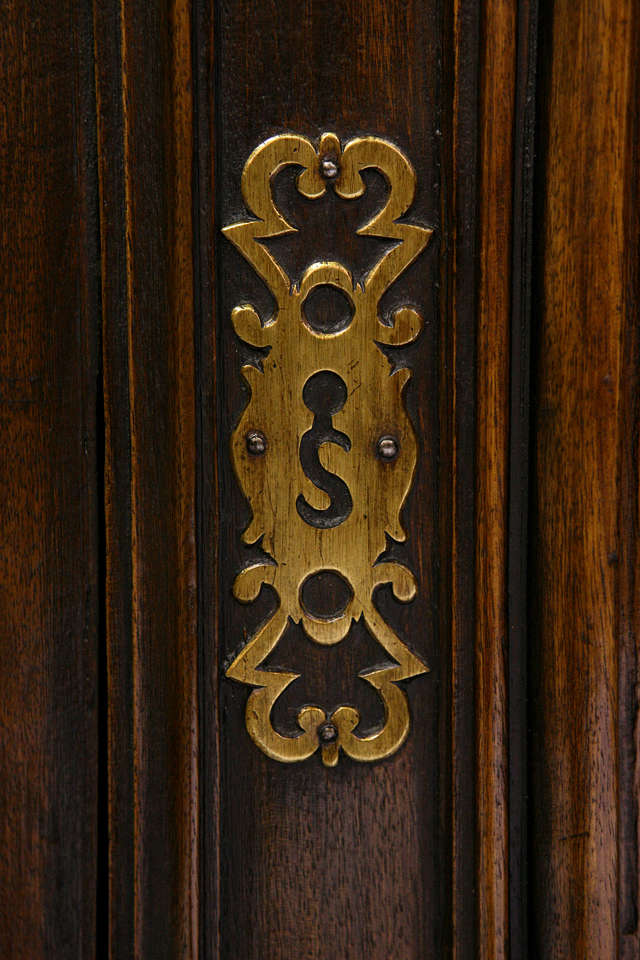 18th Century Italian Walnut Cabinet from the Piedimont Region 4