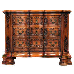 Antique Baroque Walnut Commode