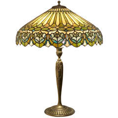 Duffner and Kimberly Leaded Glass Table Lamp