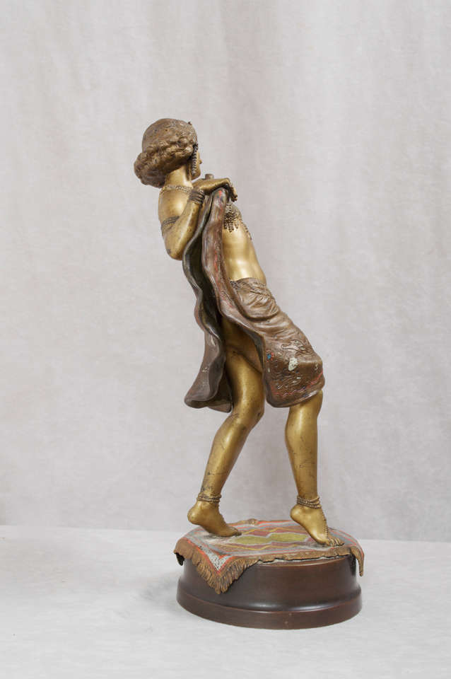 Art Deco Moveable Naughty Vienna Bronze, Bergman