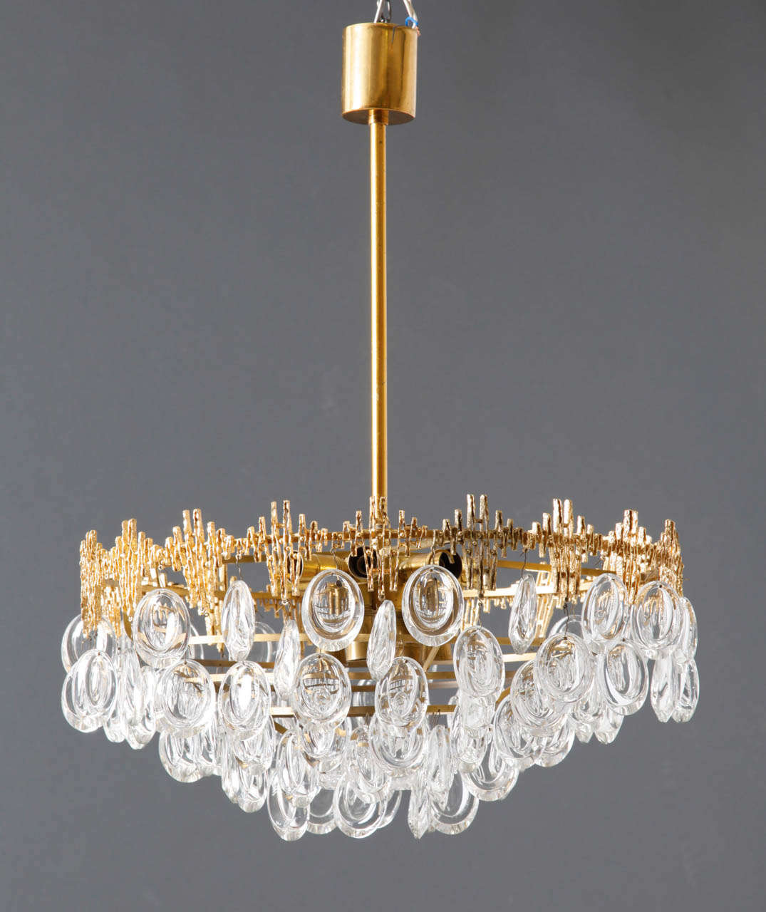Crystal Jewel-Like Chandelier designed by Palwa