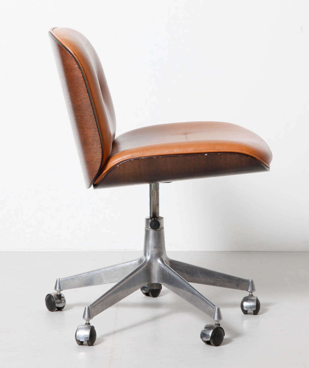 Mid-Century Modern Ico Paresi Desk Chairs designed by M.I.M. Italy