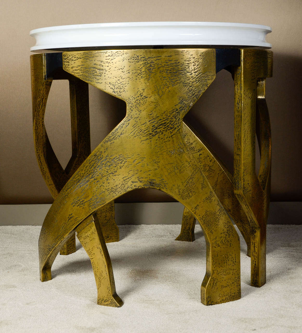 French Pedestal by Charles Tassin For Sale