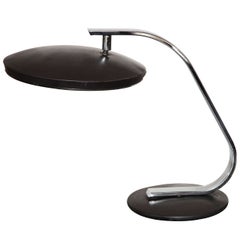 Early 20th Century Polished Chrome Lamp