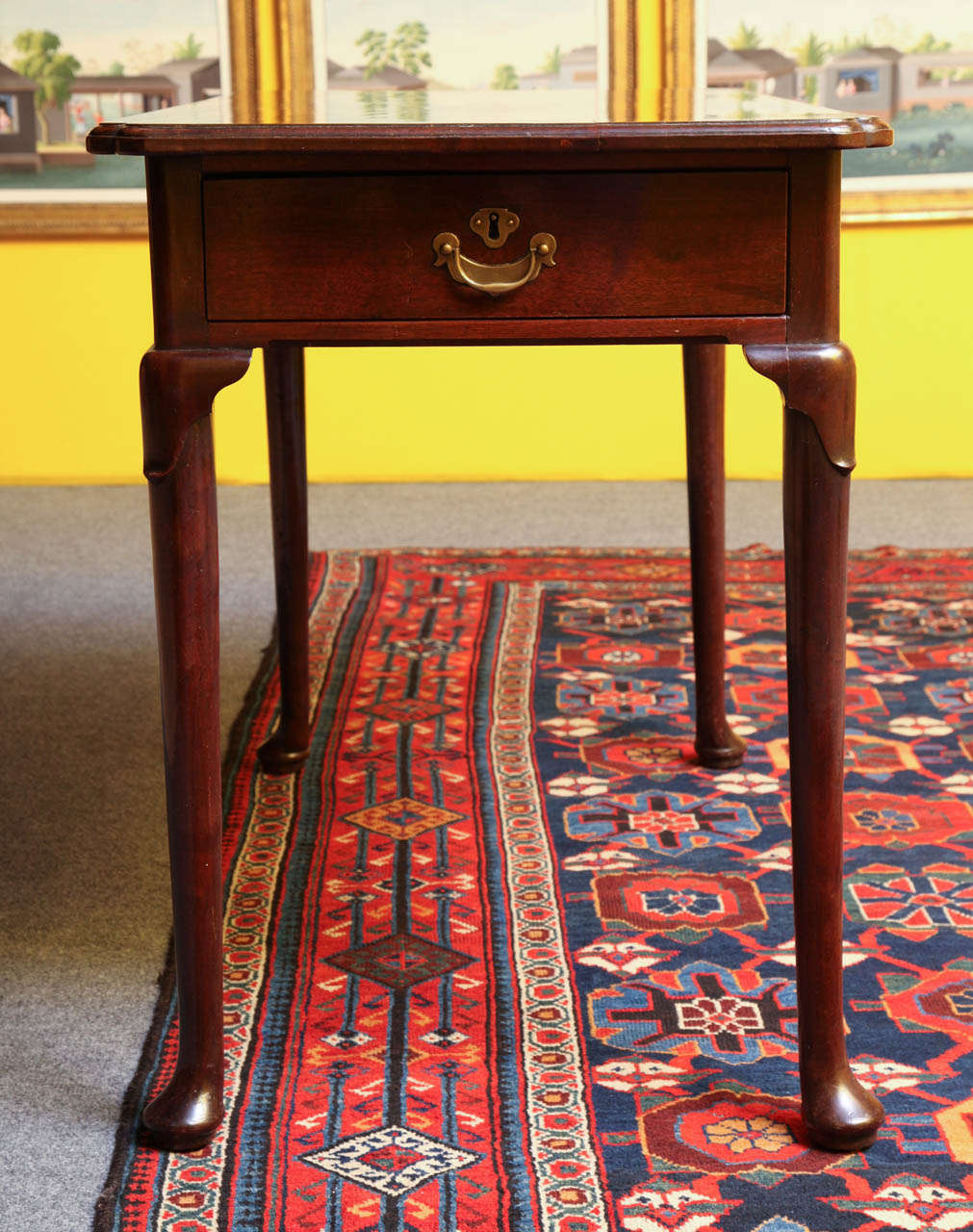 British Very Fine George II Period Carved Mahogany Center Table, English, circa 1740 For Sale