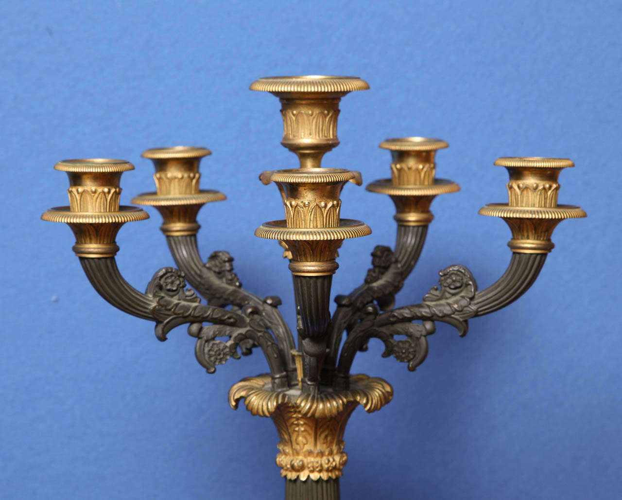 bronze candelabra