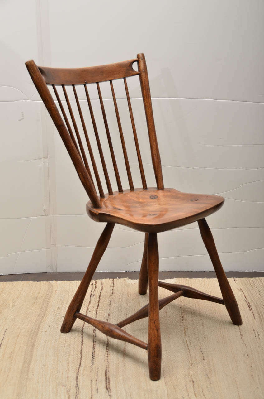 Pair of Early American Side Chairs 4