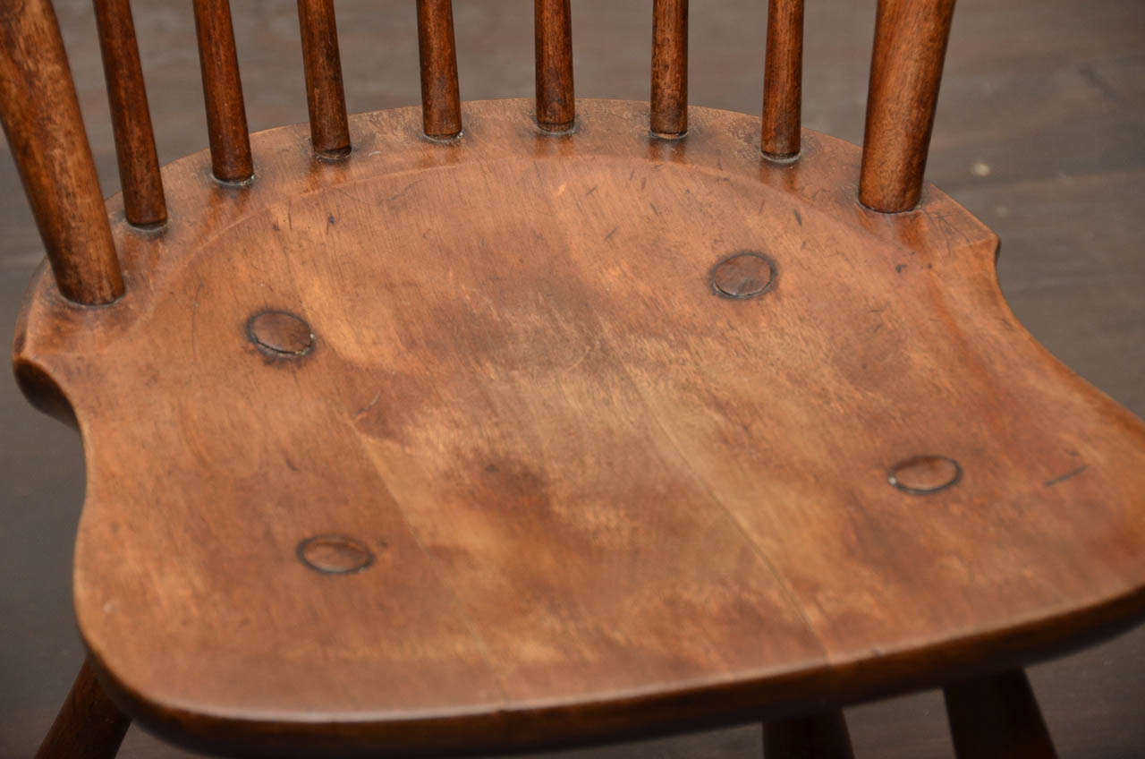 20th Century Pair of Early American Side Chairs