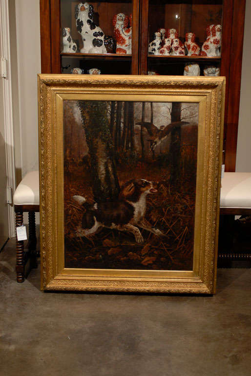 antique dog paintings