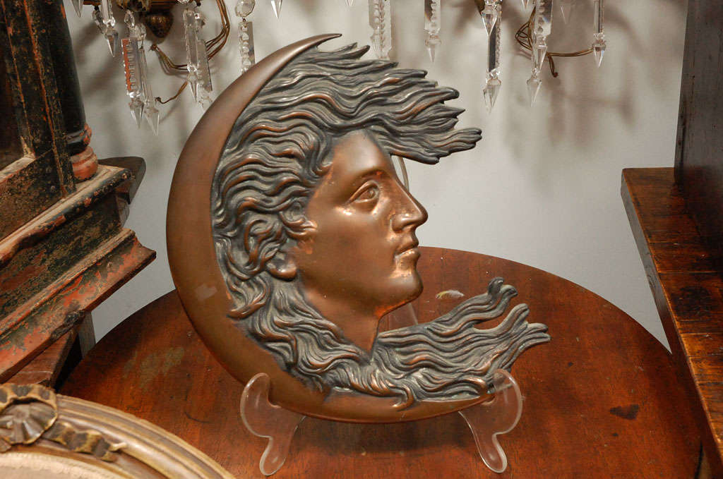 Man in Moon Plaque