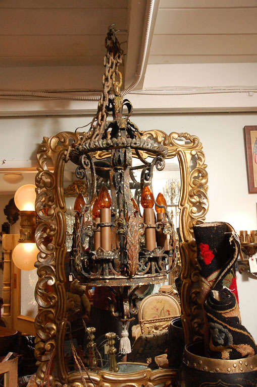 Cast Iron Chandelier