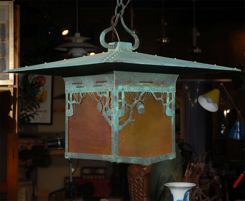 Copper Pagoda Form Lantern