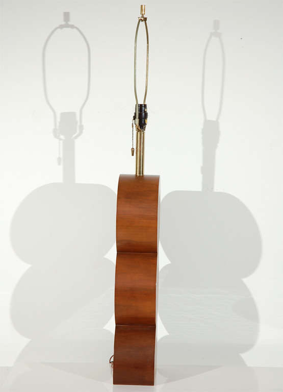 Pair Of Table Lamps by Modeline With Black Linen Shades 3