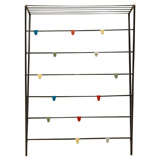 Coen De Vries Wall Mount Coat Rack With Hat Shelf